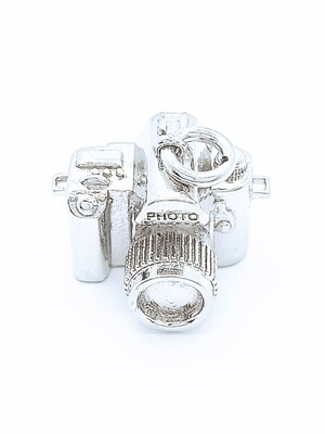 Silver 925 handmade photographic camera pendant