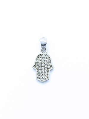 Silver 925 HAMSA (hand of fatima) pendant