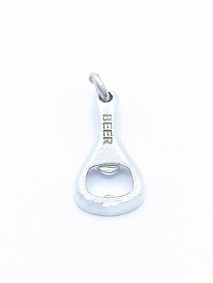 Silver 925 solid handmade beer opener pendant