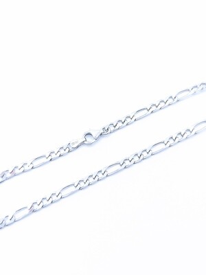 Silver 925 handmade figaro bracelet
