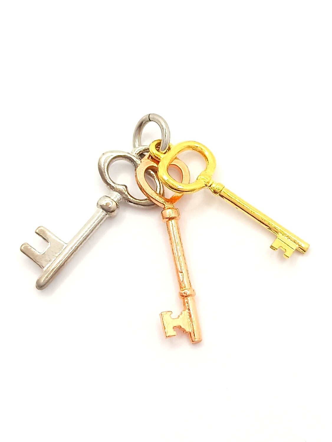 Silver 925 handmade 3 key pendant
