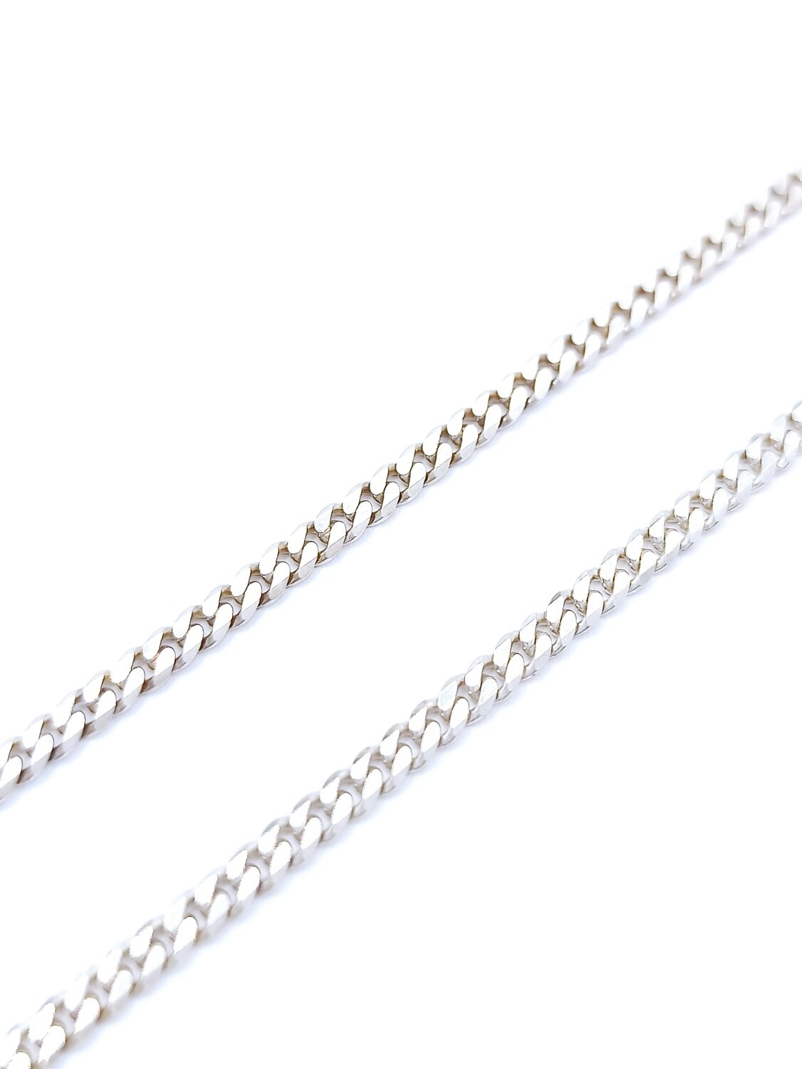 Silver 925 solid long gourmet necklace