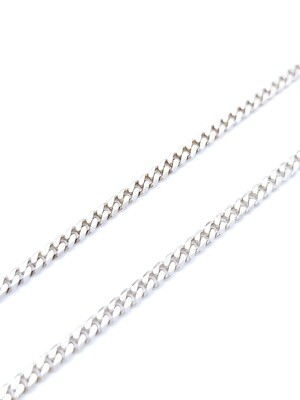 Silver 925 solid long gourmet necklace