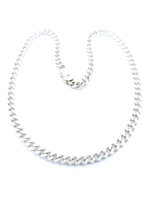 Silver 925 handmade gourmet neck chain double lock