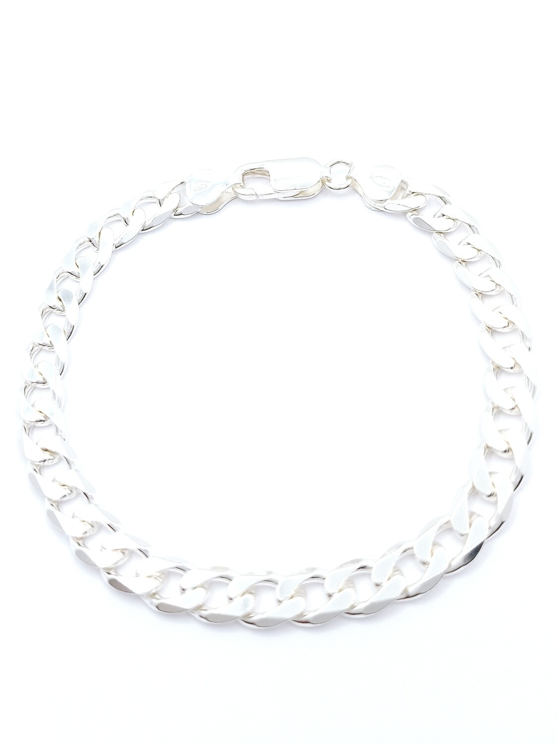 Silver 925 Solid handmade gourmet wide bracelet
