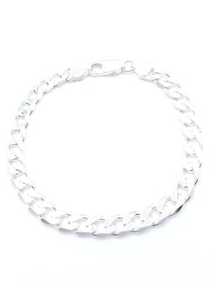 Silver 925 Solid handmade gourmet wide bracelet