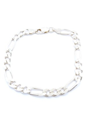 Silver 925 handmade mens figaro bracelet Silver 925 handmade mens figaro bracelet