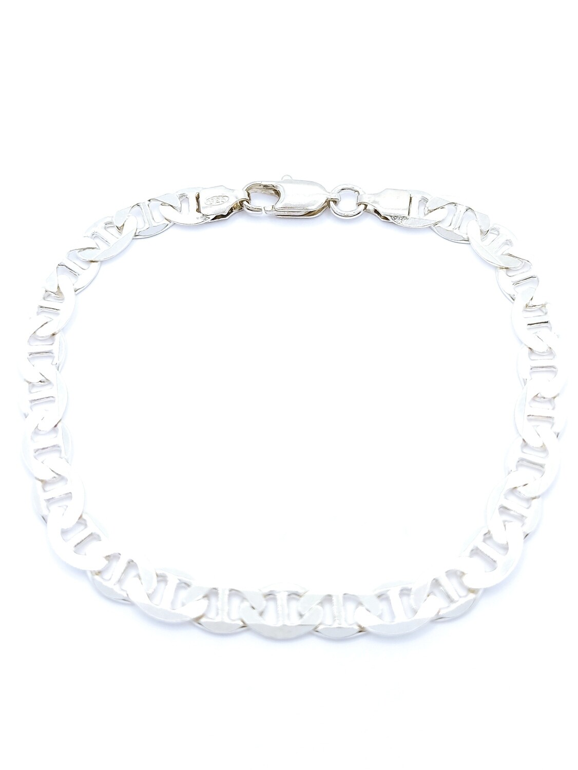 Silver 925 handmade Theta mens bracelet