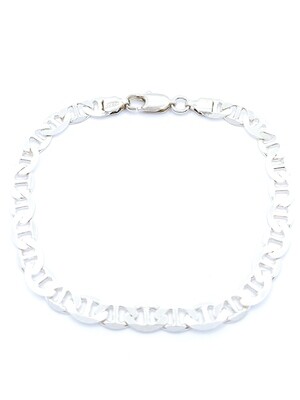 Silver 925 handmade Theta mens bracelet