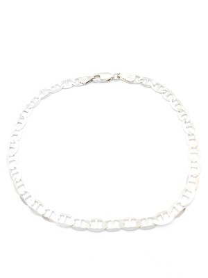 Silver 925 theta design mens bracelet