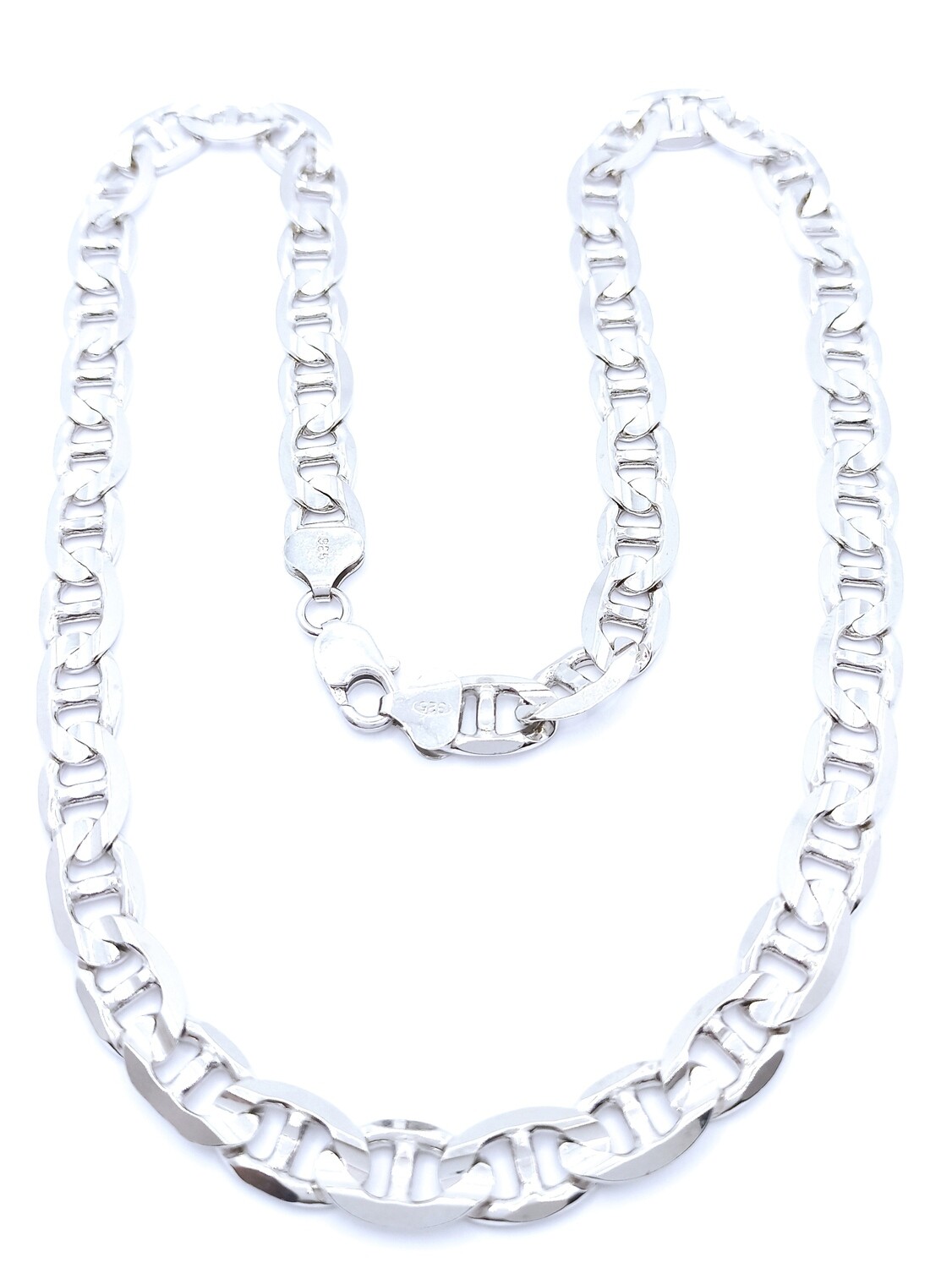 Silver 925 Theta men long necklace