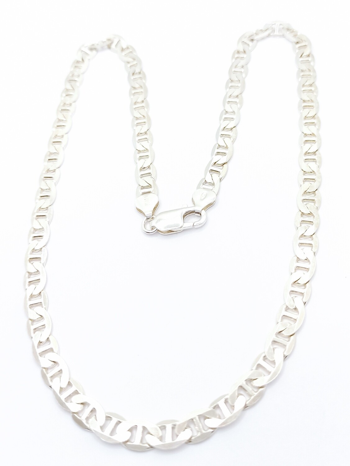 Silver 925 handmade Theta men thick necklace