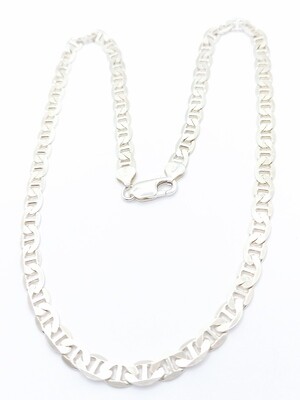 Silver 925 handmade Theta men thick necklace