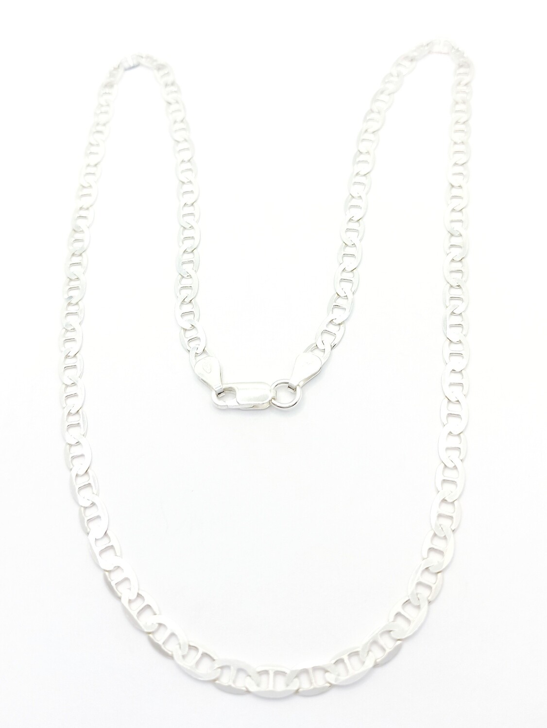 Silver 925 handmade Theta men neck chain
