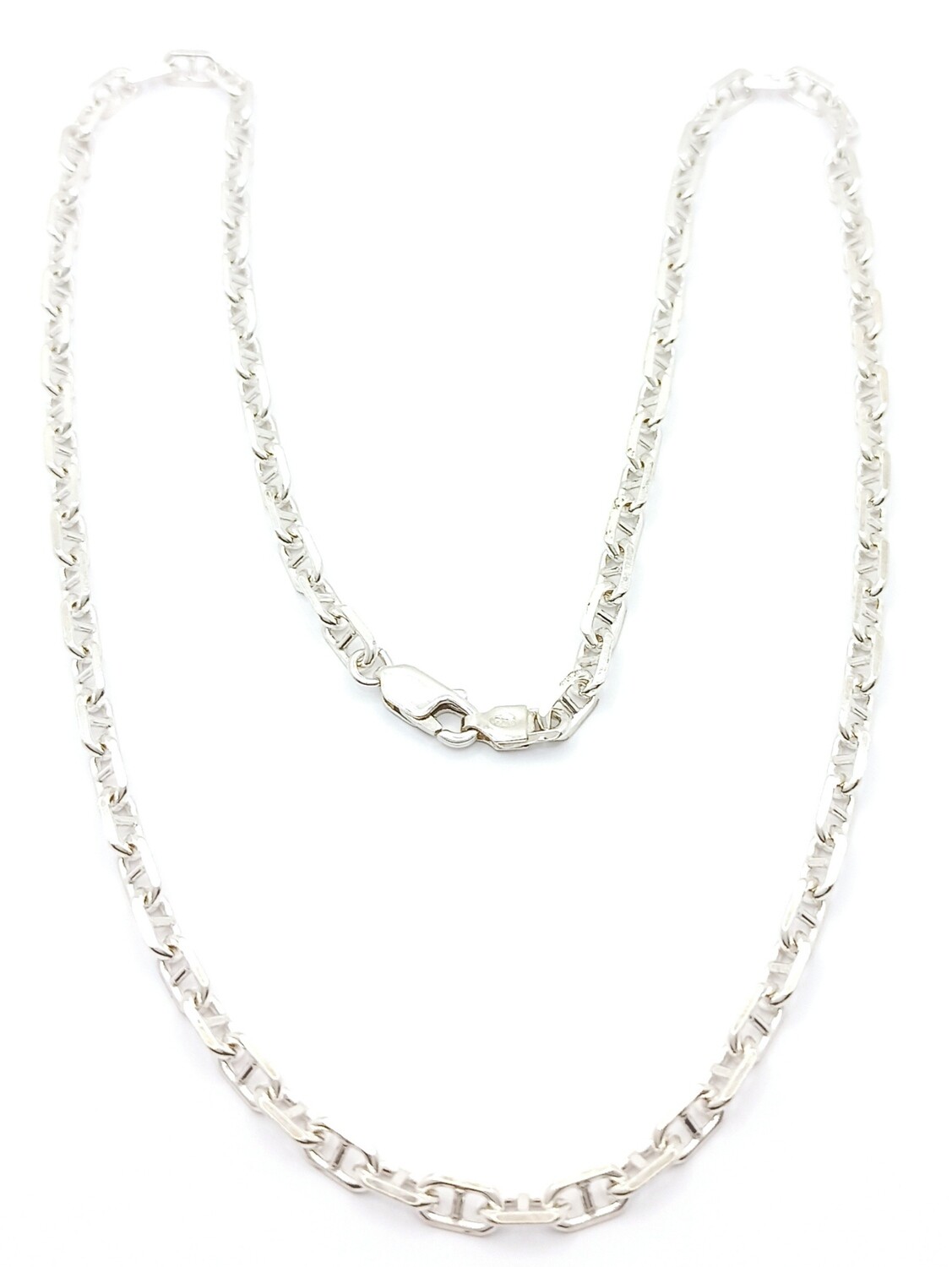 Silver 925 handmade theta anchor chain neck chain