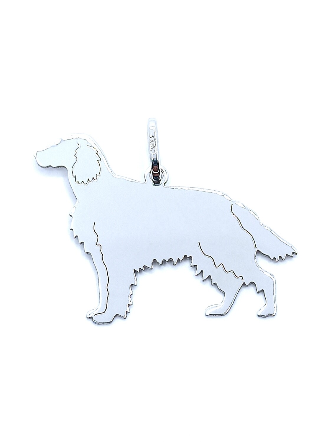 Silver 925 Irish Setter dog pendant