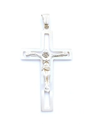 Silver 925 Jesus cross pendant