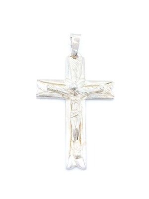 Silver 925 handmade Jesus cross pendant
