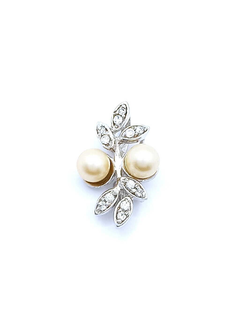 Silver 925 tree branch pearl pendant
