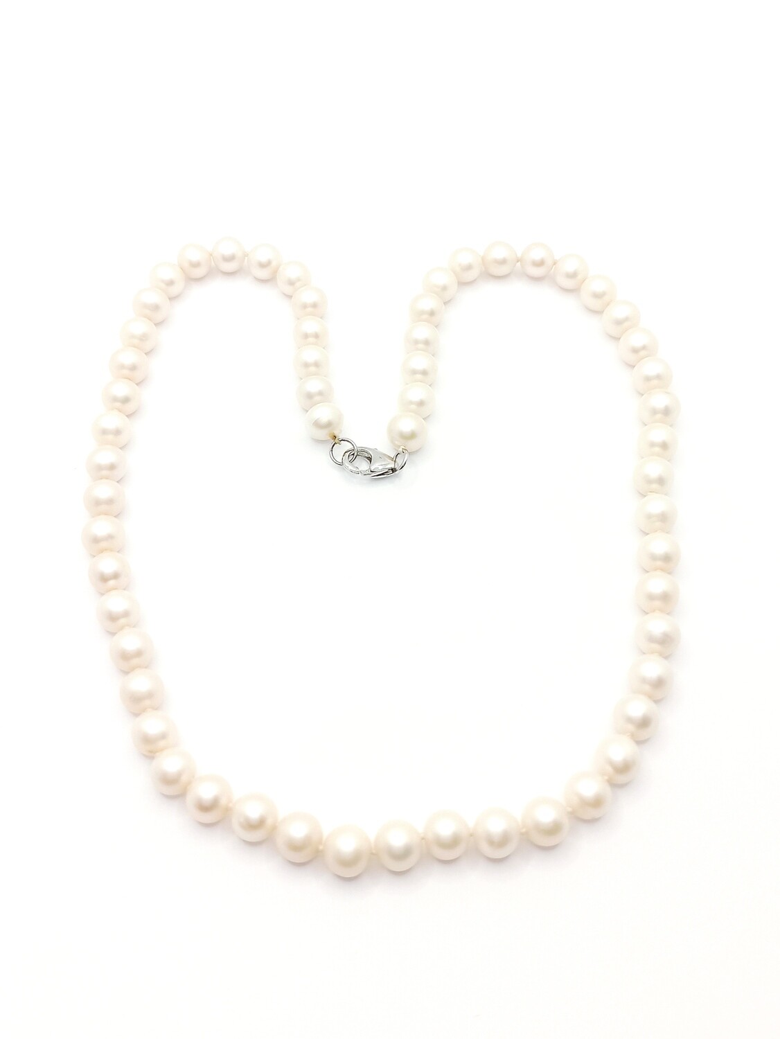 Silver 925 7mm pearl necklace