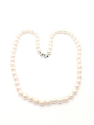 Silver 925 7mm pearl necklace