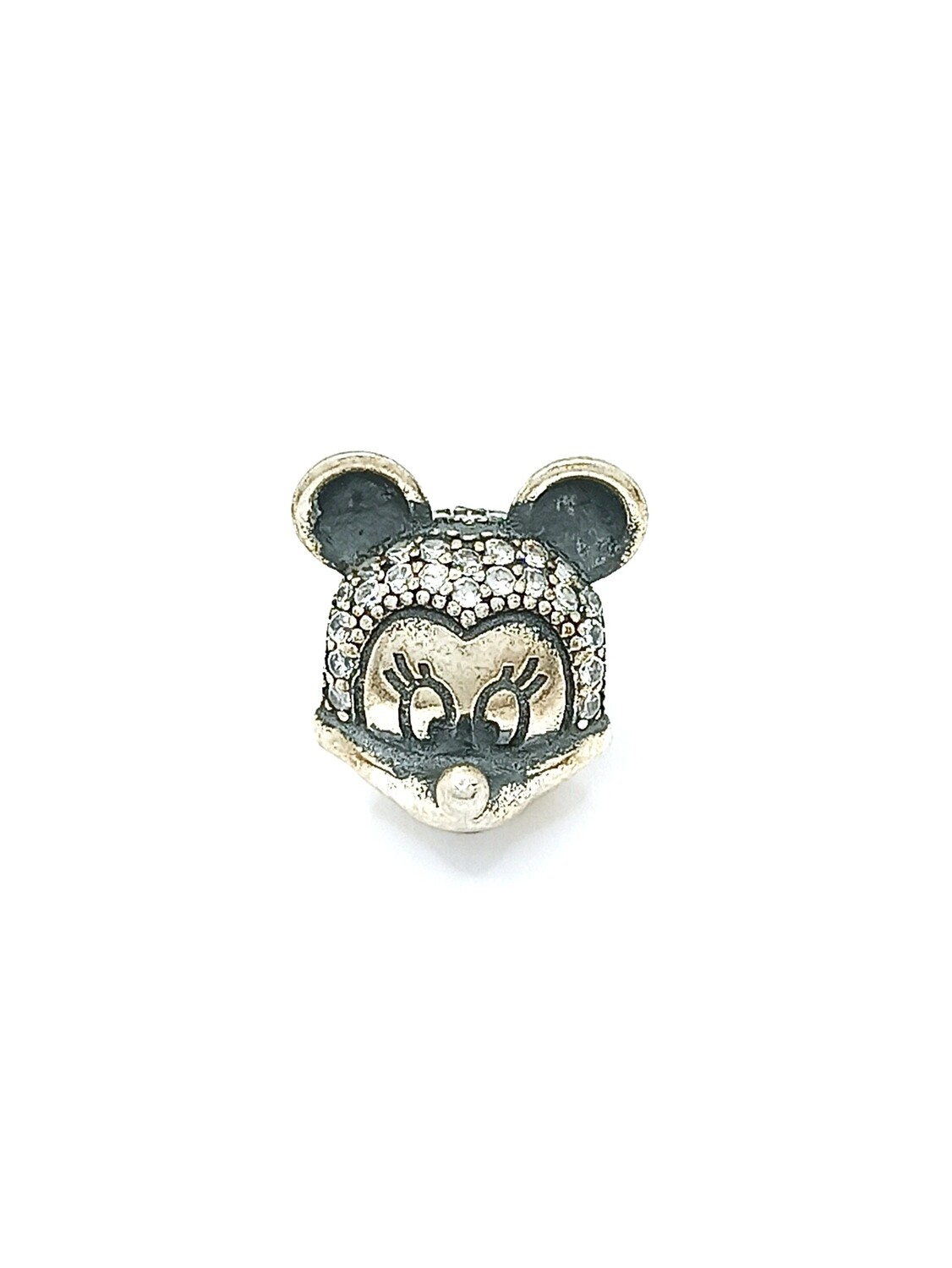 Silver 925 minnie mouse pendant for charm bracelet