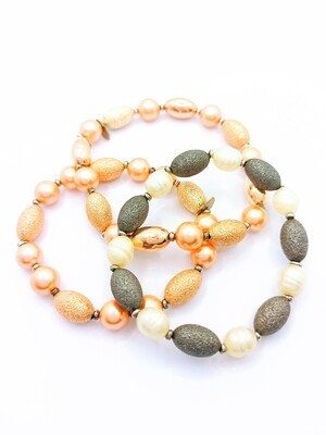 Silver 925 rose pearl hand bracelet