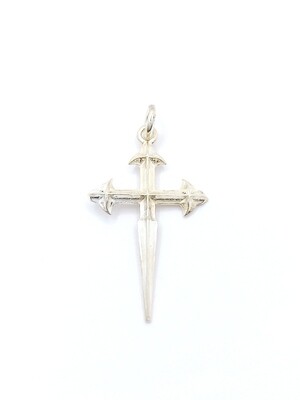 Silver 925 ancient cross pendant