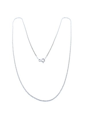 Silver 925 neck chain  margarita diamond cut design