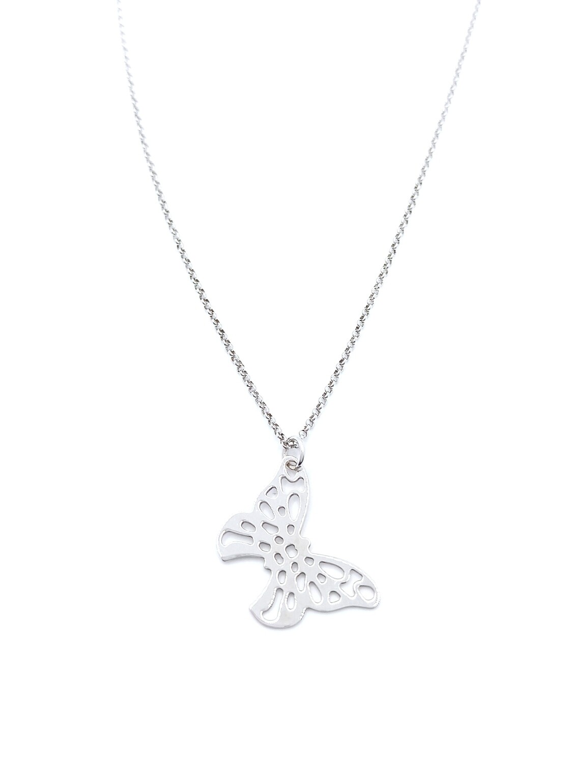 Silver 925 butterfly necklace