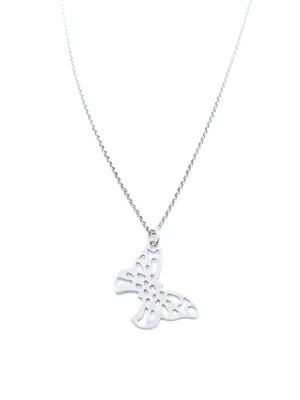 Silver 925 butterfly necklace