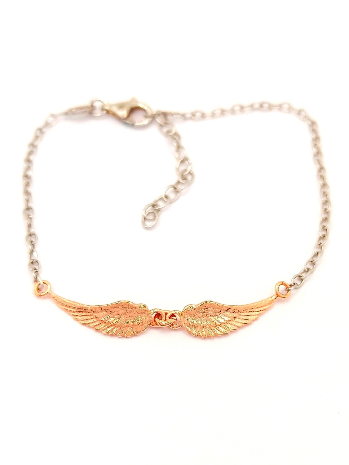 Silver 925 Angel wings hand bracelet