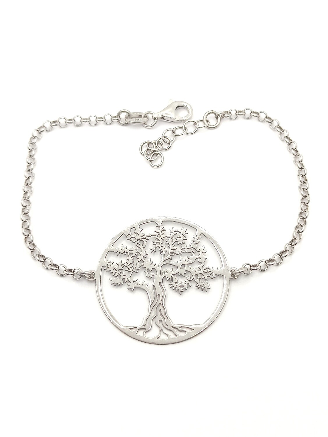 Silver 925 Tree Of Life hand bracelet