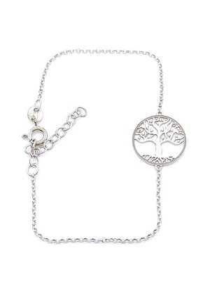 Silver 925 Tree Of Life hand bracelet