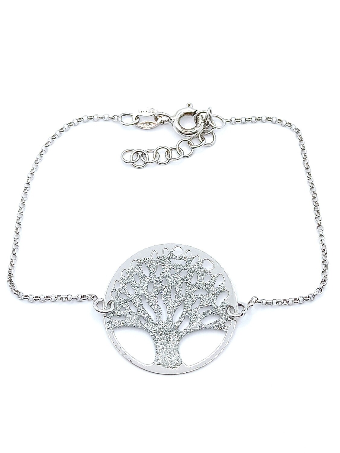 Silver 925 Tree Of Life hand bracelet