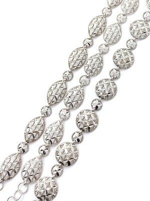Silver 925 flower oval,tear or round hand bracelet