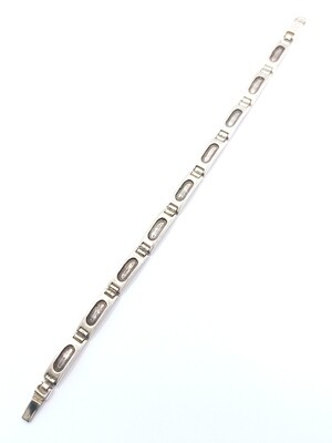 Silver 950 solid handmade mens bracelet