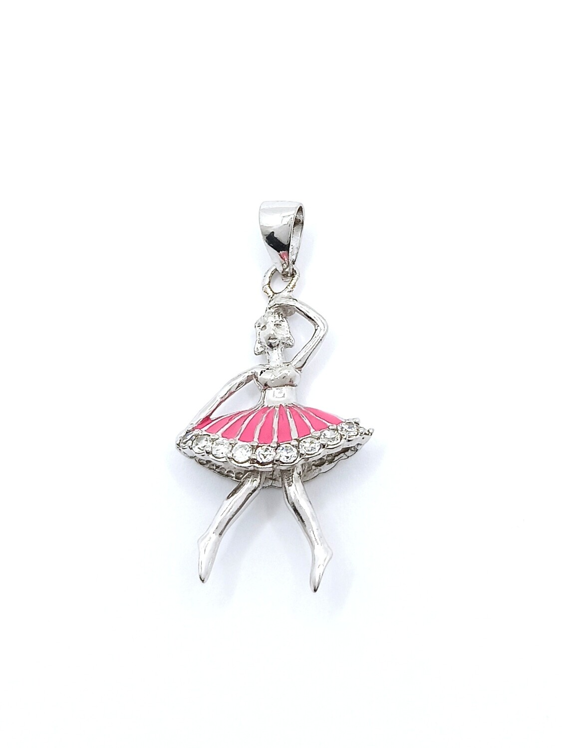 Silver 925 ballerina(ballet dancer)pendant