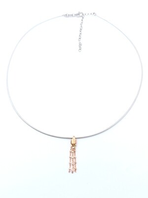 Silver 925 solid chocker necklace