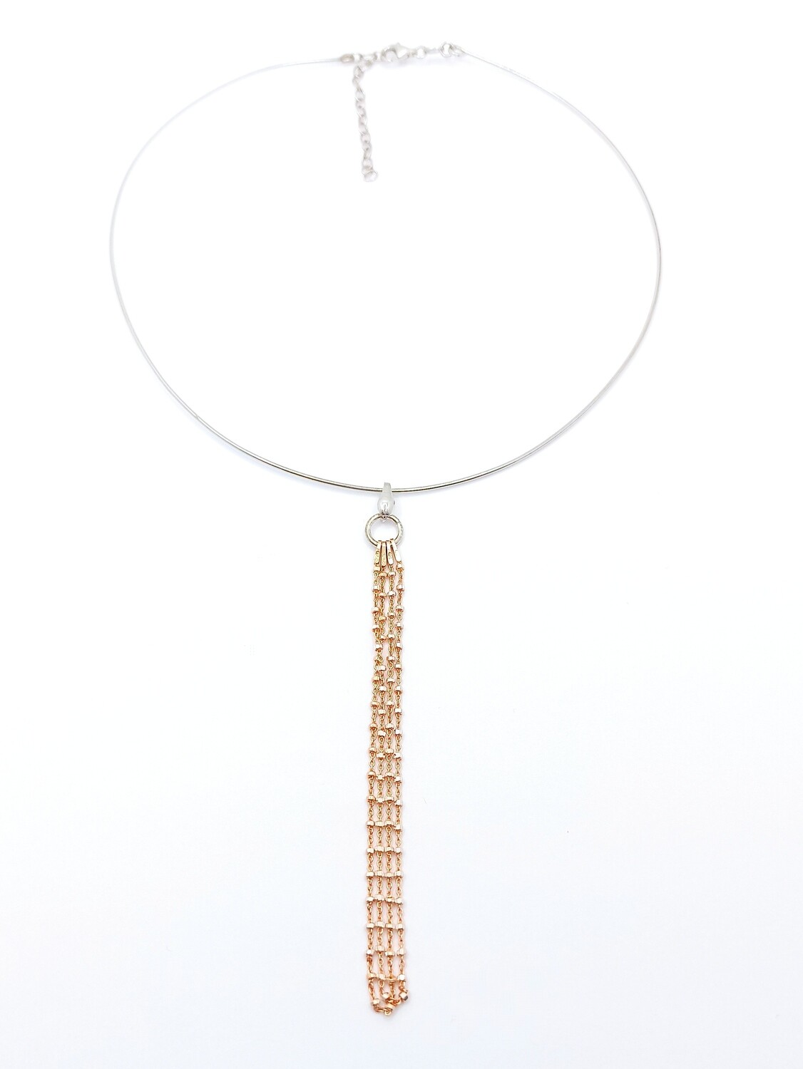 Silver 925 solid chocker necklace