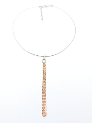 Silver 925 solid chocker necklace