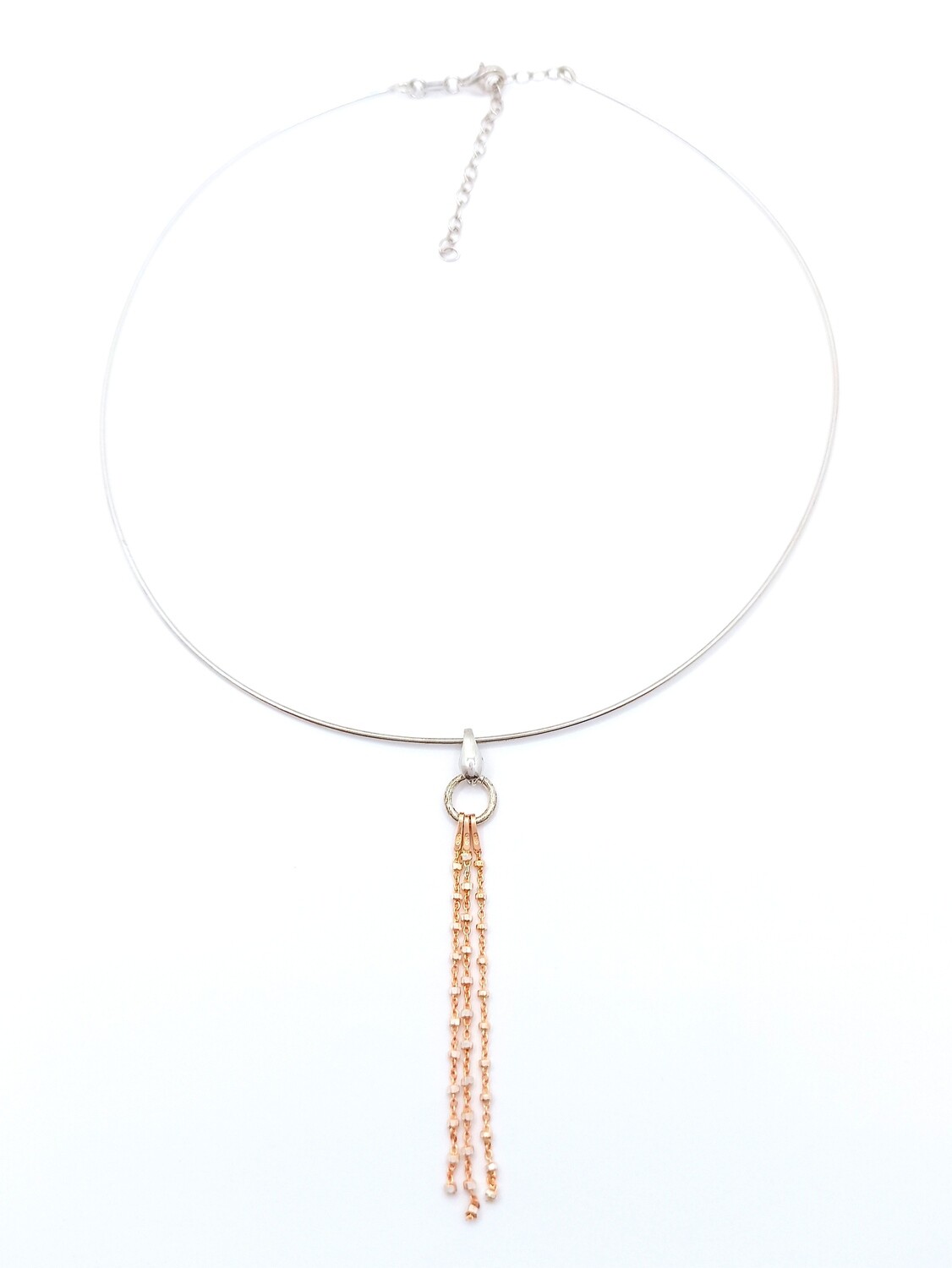 Silver 925 solid chocker necklace