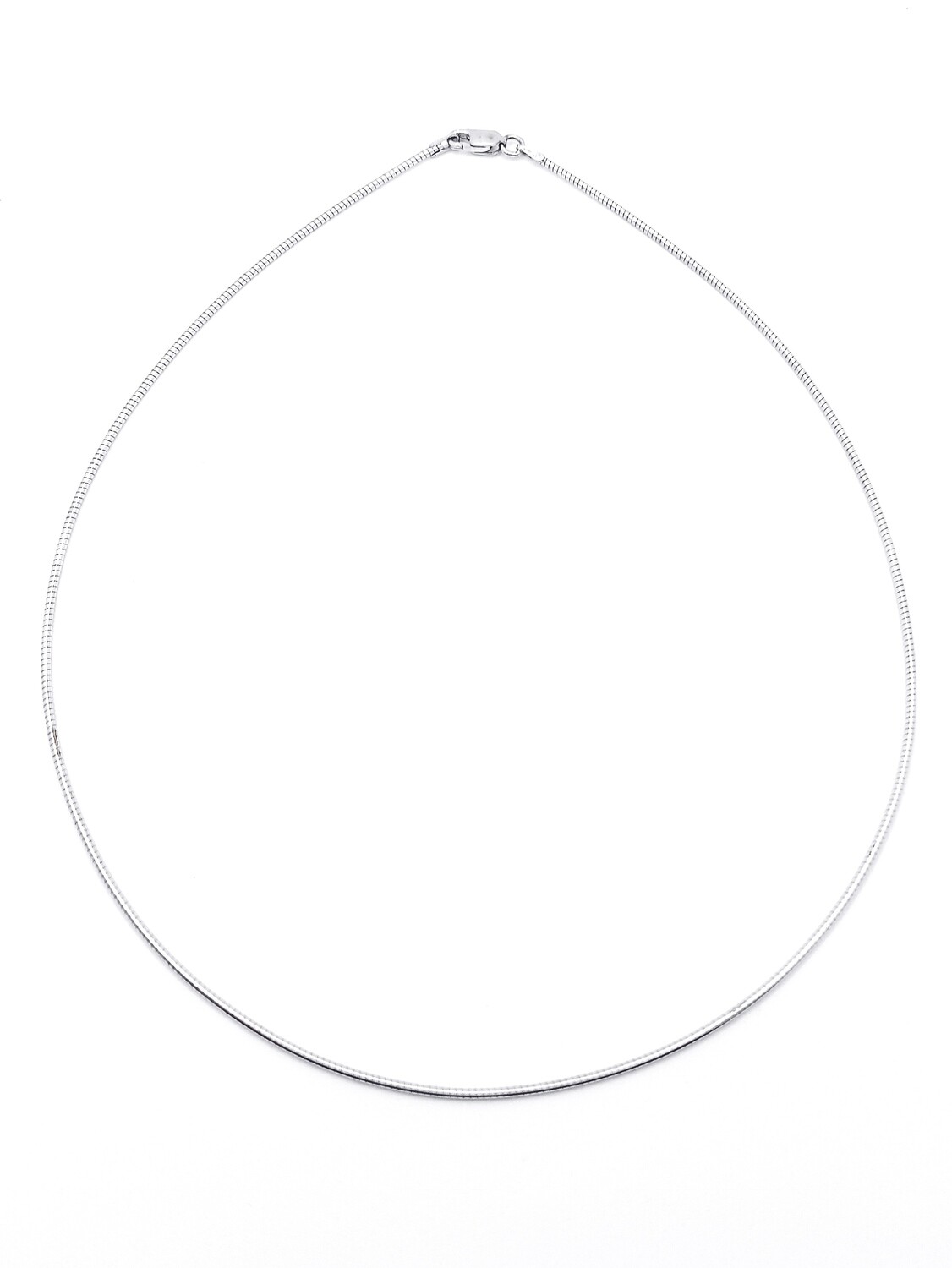 Silver 925 wire chain chocker necklace