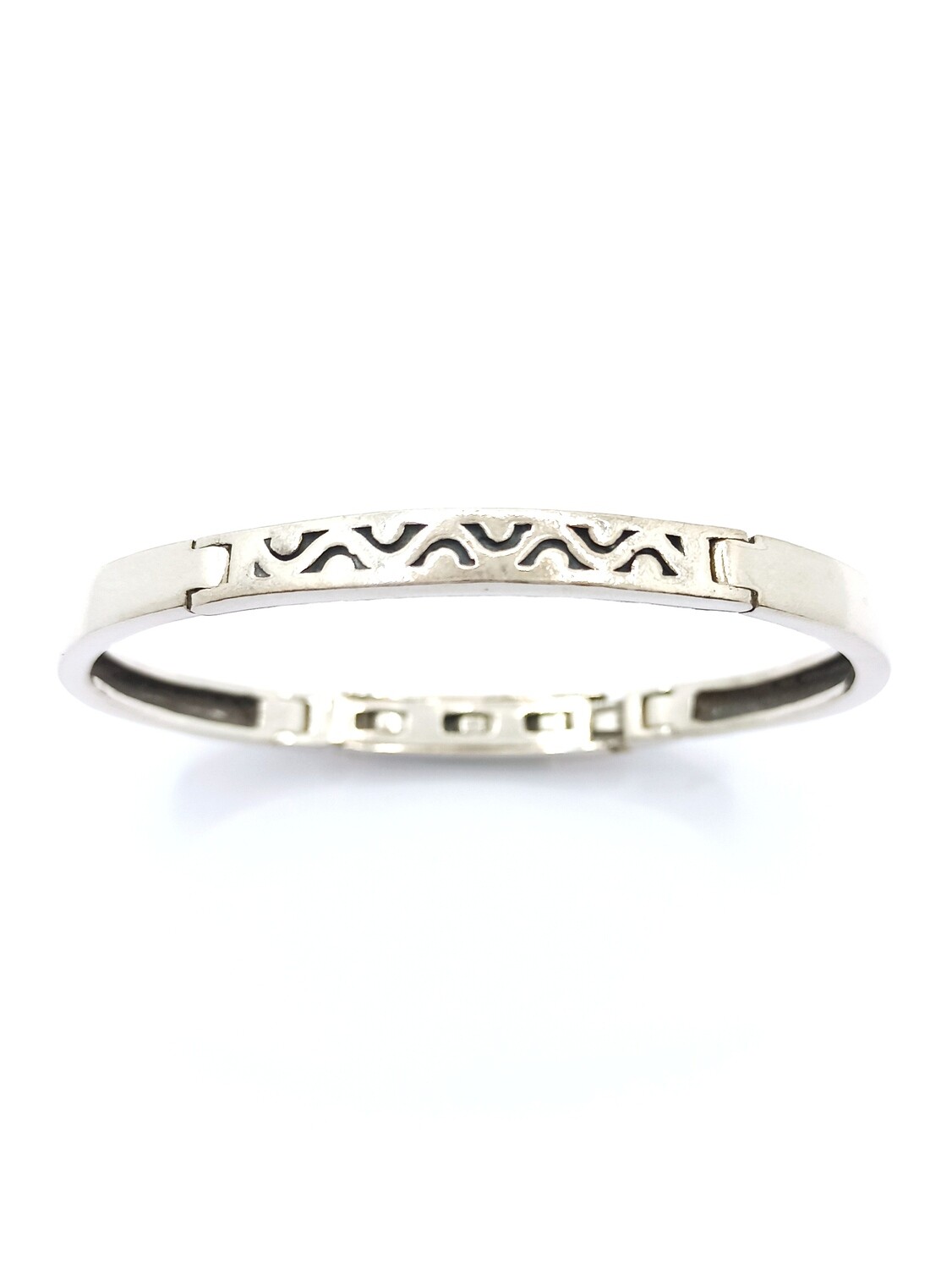 Silver 950 Solid oxide mens bracelet