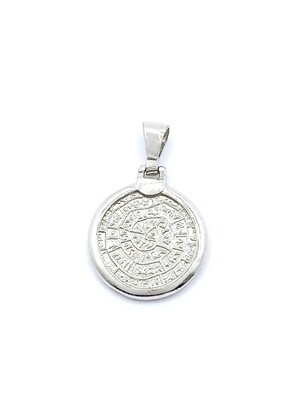 Silver 925 handmade Faistos coin pendant