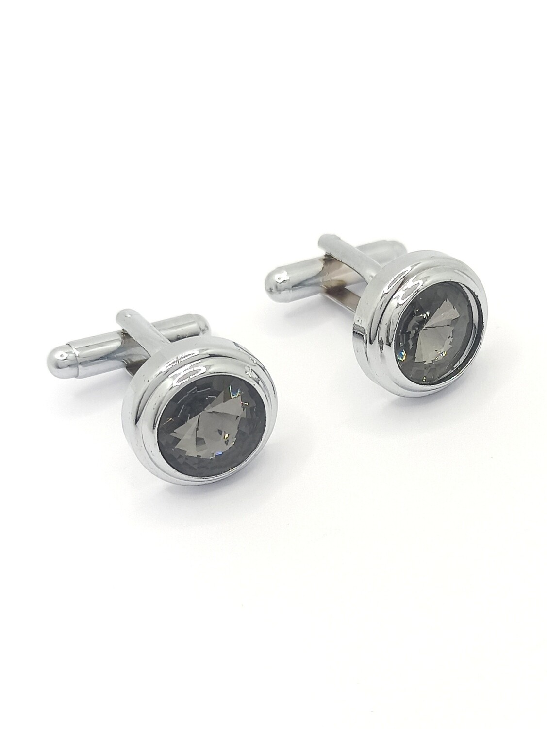 Stainless steel 316L round cuffinks