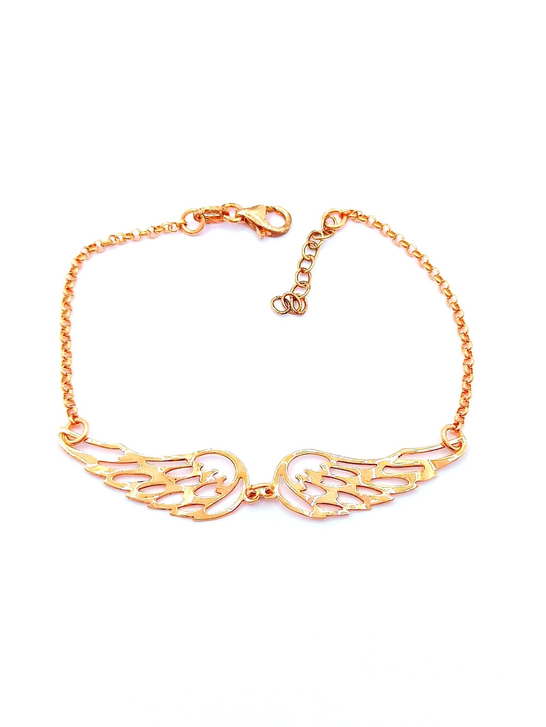 Silver 925 Angel wings hand bracelet
