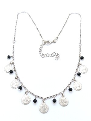 Silver 925 pennie coin necklace
