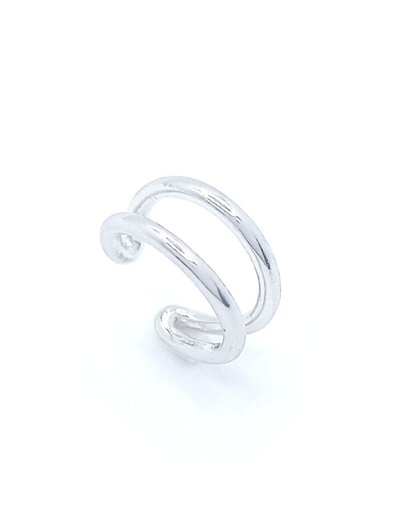 Silver 925 white or rose single ear cuff