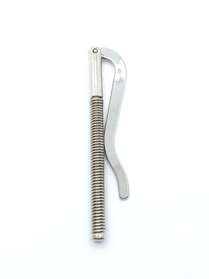 Stainless steel money clip with spring body